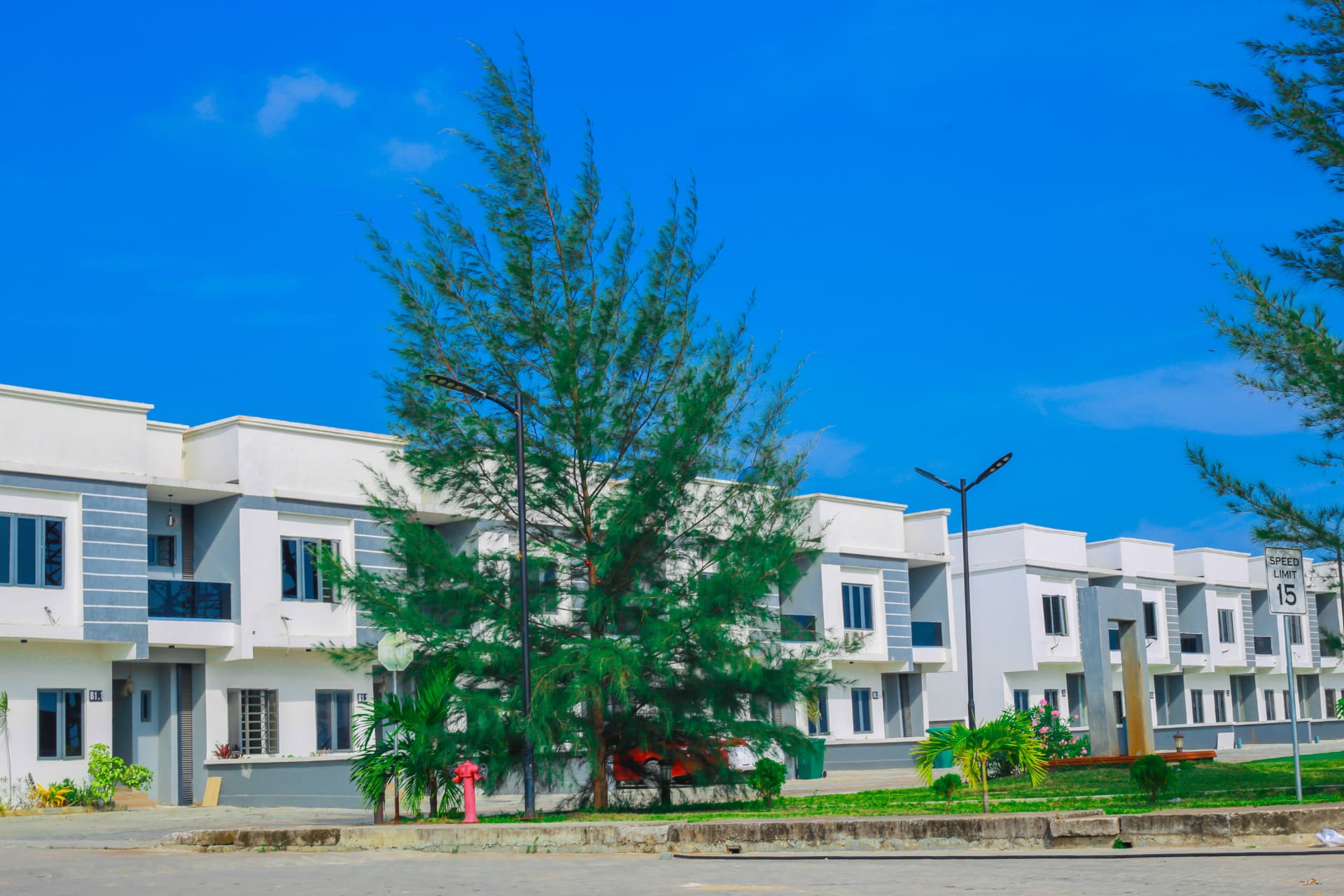 The Estate — terrace homes and landscaping